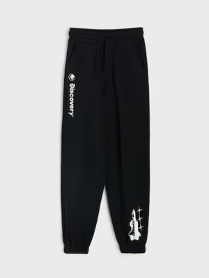 Obrázek produktu Sinsay - Spodnie dresowe jogger oversize Discovery - czarny