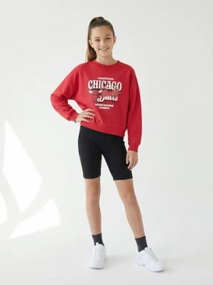 Obrázek produktu Sinsay - Oversize mikina NBA s potiskem Chicago Bulls - červená