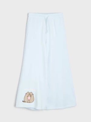 Obrázek produktu Sinsay - Oversize tepláky s širokými nohavicemi Pusheen the Cat - modrá