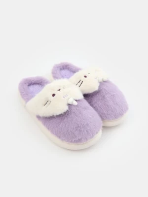 Obrázek produktu Sinsay - Pantofle s umělou kožešinou Pusheen the Cat - levandulová