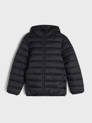 Obrázek produktu Sinsay - Pikowana kurtka puffer z kapturem - czarny