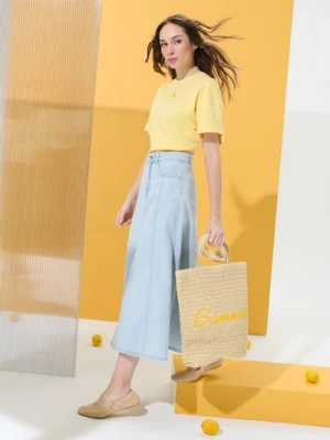 Obrázek produktu Sinsay - Pletená taška shopper - krémová