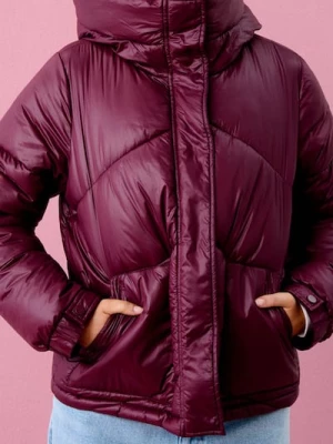 Obrázek produktu Sinsay - Prošívaná puffer bunda - burgundy