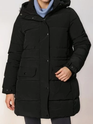 Obrázek produktu Sinsay - Prošívaná puffer bunda s kapucí - černá