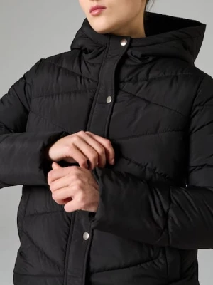 Obrázek produktu Sinsay - Prošívaná puffer bunda s kapucí - černá