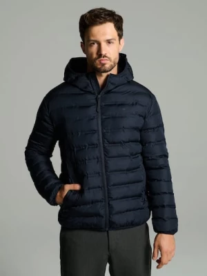 Obrázek produktu Sinsay - Prošívaná puffer bunda s kapucí - námořnická modrá