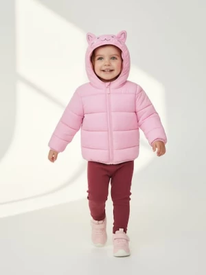 Obrázek produktu Sinsay - Prošívaná puffer bunda s kapucí - růžová