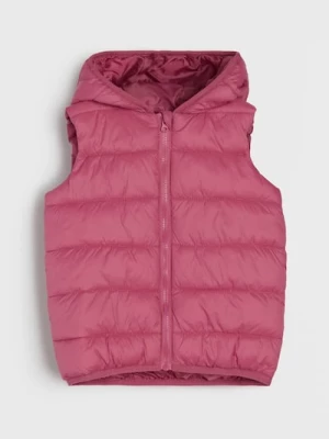 Obrázek produktu Sinsay - Prošívaná puffer vesta s kapucí - růžová