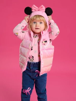 Obrázek produktu Sinsay - Prošívaná vesta s 3D prvky a holografickým efektem Minnie Mouse - pastelová růžová