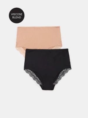 Obrázek produktu Sinsay - Sada 2 kalhotek hipster - béžová