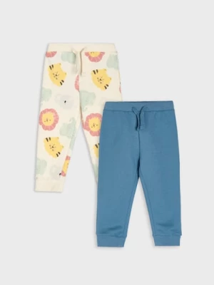 Obrázek produktu Sinsay - Spodnie dresowe jogger 2 pack - kremowy