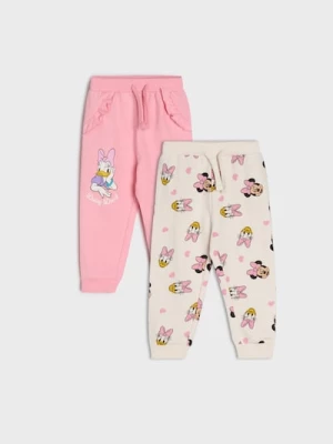 Obrázek produktu Sinsay - Sada 2 tepláků jogger Minnie and Daisy - krémová