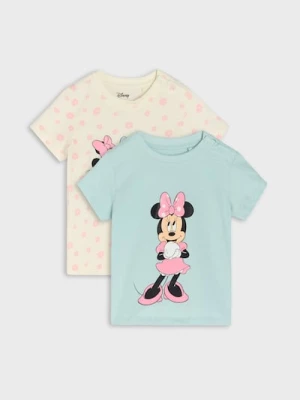Obrázek produktu Sinsay - Sada 2 triček s dlouhými rukávy Minnie Mouse - tyrkysová