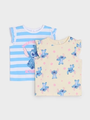 Obrázek produktu Sinsay - Sada 2 triček Stitch - bílá