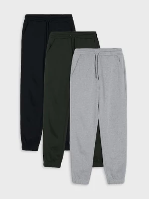 Obrázek produktu Sinsay - Spodnie dresowe jogger 3 pack - czarny