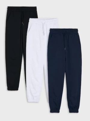 Obrázek produktu Sinsay - Spodnie dresowe jogger 3 pack - granatowy