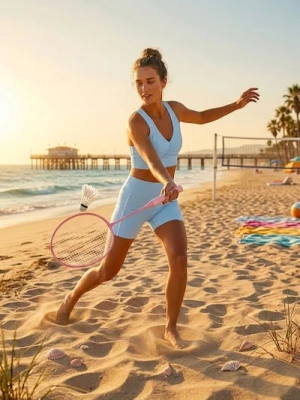 Obrázek produktu Sinsay - Sada badmintonových raket 2 pack - růžová