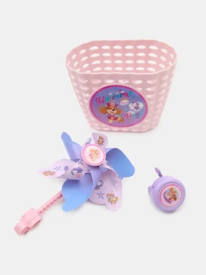 Obrázek produktu Sinsay - Sada cyklistických doplňků: košík, zvonek a větrník 3 pack PAW Patrol - růžová