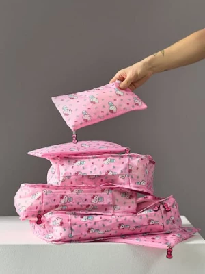Obrázek produktu Sinsay - Sada organizérů do kufru 6 pack Hello Kitty - růžová