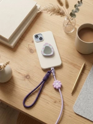 Obrázek produktu Sinsay - Sada pro telefon: šňůrka, stojánek a ochrana kabelu 3 pack - vícebarevná