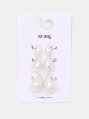 Obrázek produktu Sinsay - Sada stříbrných náušnic - sříbrná
