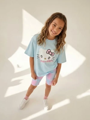 Obrázek produktu Sinsay - Set Hello Kitty: tričko s potiskem a tie-dye cyklistické šortky - vícebarevná