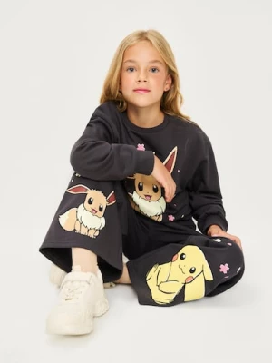 Obrázek produktu Sinsay - Široké kalhoty Pokemon - šedá