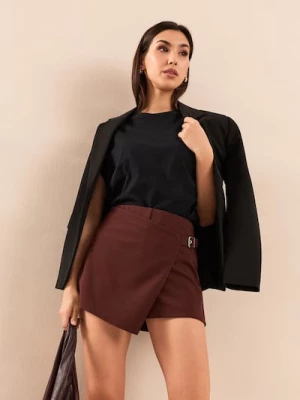 Obrázek produktu Sinsay - Skort s ozdobným páskem - oranžová