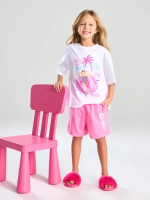 Obrázek produktu Sinsay - Šortky z froté úpletu Barbie - růžová