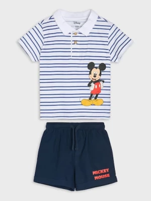 Obrázek produktu Sinsay - Bawełniany komplet: koszulka i szorty Mickey Mouse - biały