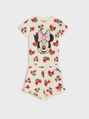 Obrázek produktu Sinsay - Souprava trička a kraťas Minnie Mouse - krémová
