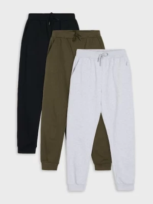 Obrázek produktu Sinsay - Spodnie dresowe jogger 3 pack - czarny