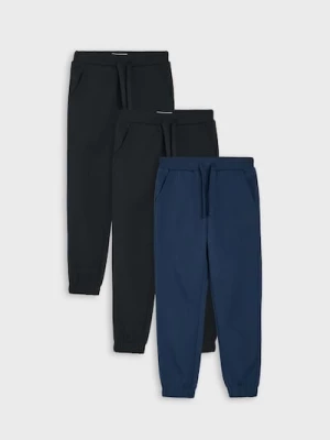 Obrázek produktu Sinsay - Spodnie dresowe jogger 3 pack - granatowy