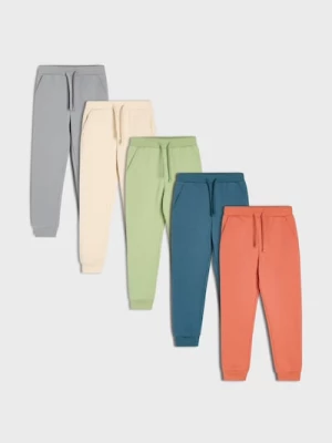 Obrázek produktu Sinsay - Spodnie dresowe jogger 5 pack - kremowy