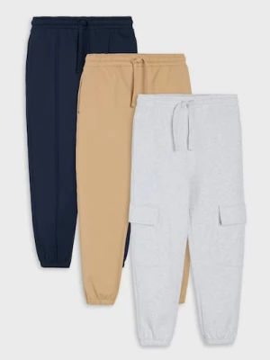 Obrázek produktu Sinsay - Spodnie dresowe jogger cargo 3 pack - szary