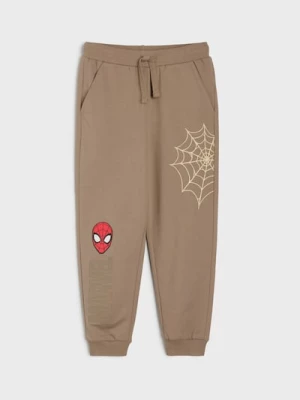 Obrázek produktu Sinsay - Spodnie dresowe jogger Spider-Man - brązowy