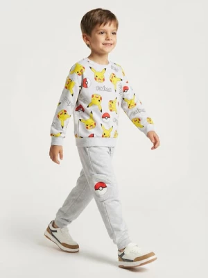 Obrázek produktu Sinsay - Spodnie dresowe jogger z nadrukiem Pokémon - szary