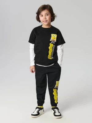 Obrázek produktu Sinsay - Spodnie jogger SpongeBob SquarePants - czarny