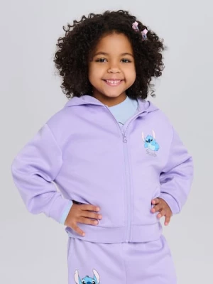 Obrázek produktu Sinsay - Sportovní mikina hoodie z tenké pěny Stitch - levandulová