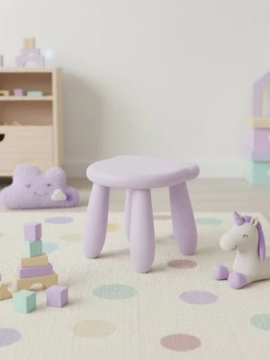 Obrázek produktu Sinsay - Stolička s medvědím tvarem sedáku - pastelová růžová