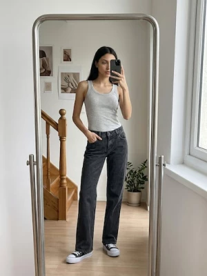 Obrázek produktu Sinsay - Straight džíny s nízkým pasem - černá
