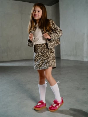 Obrázek produktu Sinsay - Sukňošortky s leopardím vzorem - béžová