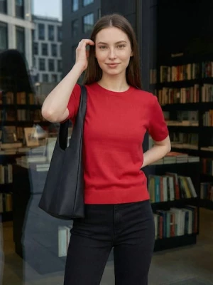 Obrázek produktu Sinsay - Svetrová halenka - červená