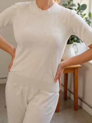 Obrázek produktu Sinsay - Svetrová halenka - krémová