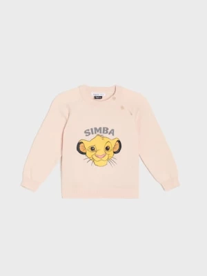 Obrázek produktu Sinsay - Sweter z nadrukiem The Lion King - kremowy