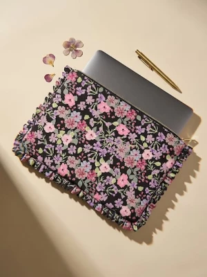 Obrázek produktu Sinsay - Taška na notebook s volány a květinovým vzorem - vícebarevná