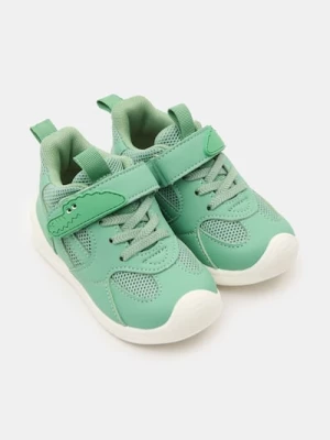 Obrázek produktu Sinsay - Sneakersy z wkładką z dodatkiem skóry naturalnej "ZDROWA STOPA" - zielony