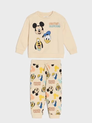 Obrázek produktu Sinsay - Komplet dresowy z nadrukiem Mickey and Friends - beżowy