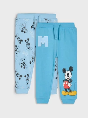 Obrázek produktu Sinsay - Spodnie dresowe jogger z nadrukiem Mickey Mouse - niebieski