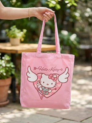 Obrázek produktu Sinsay - Textilní taška shopper Hello Kitty - růžová